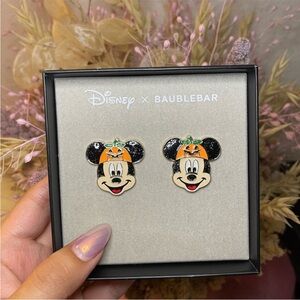 NEW IN BOX Disney x Baublebar Mickey Mouse with pumpkin hat
